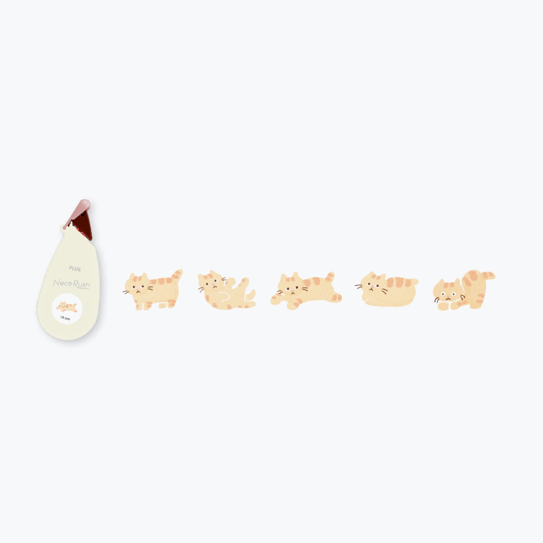 Plus - Washi Tape - Neco Rush - Munchkin