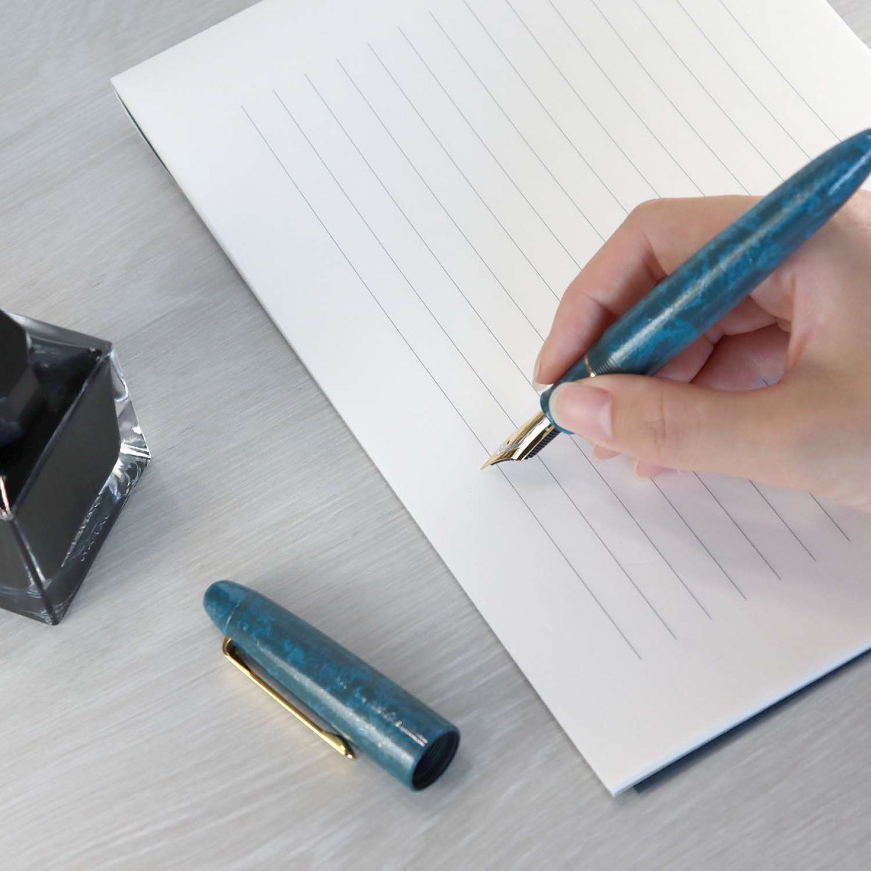 Sailor - Fountain Pen - 1911 King of Pens - Urushi - Iro-Miyabi 2 - Kon-Ruri