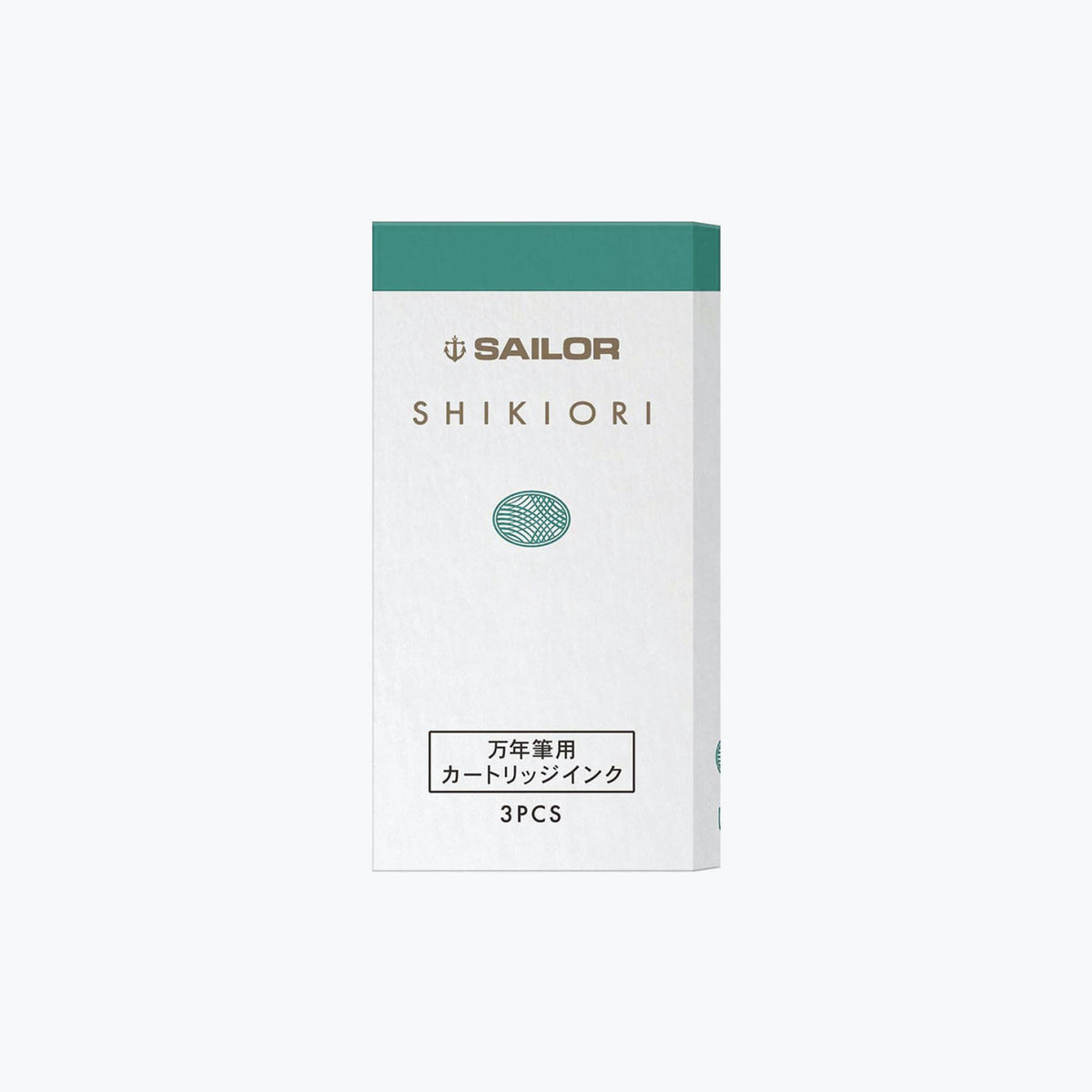 Sailor Shikiori Sansui Komasuka green cartridges in a box