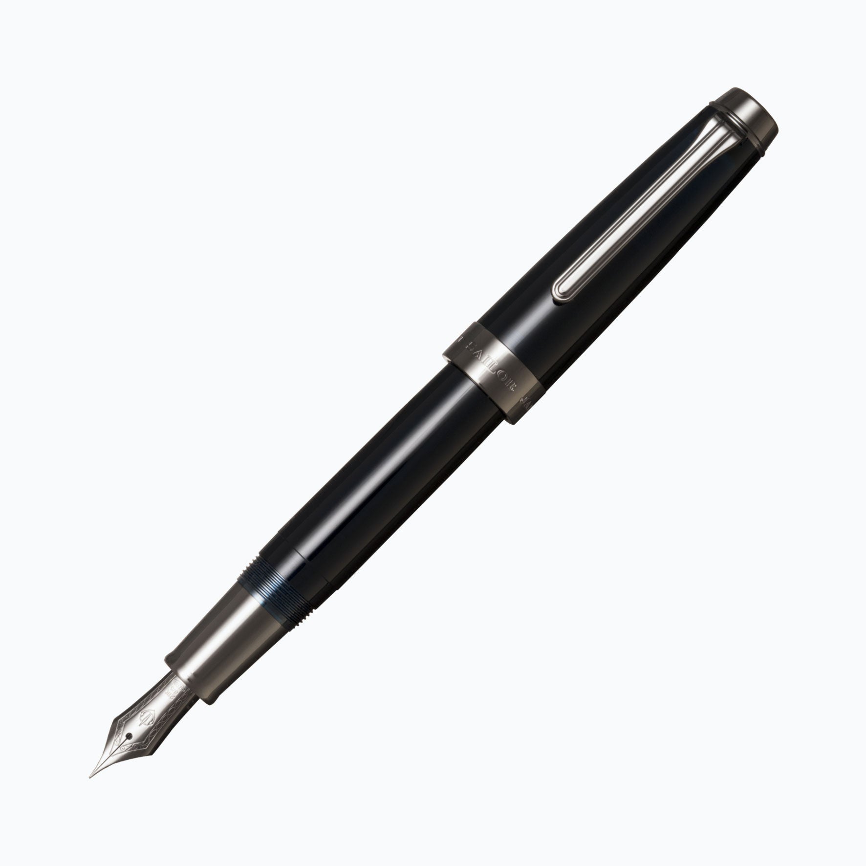 Sailor - Fountain Pen - ProGear - Anchor Blue-Dawn - Black Trim