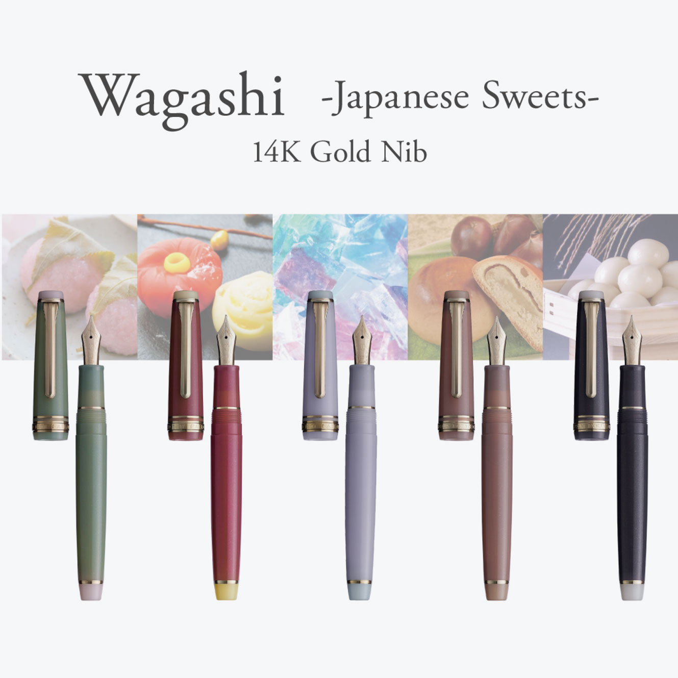 Sailor - Fountain Pen Set - ProGear Slim - Japanese Sweets - Nerikiri <Outgoing>
