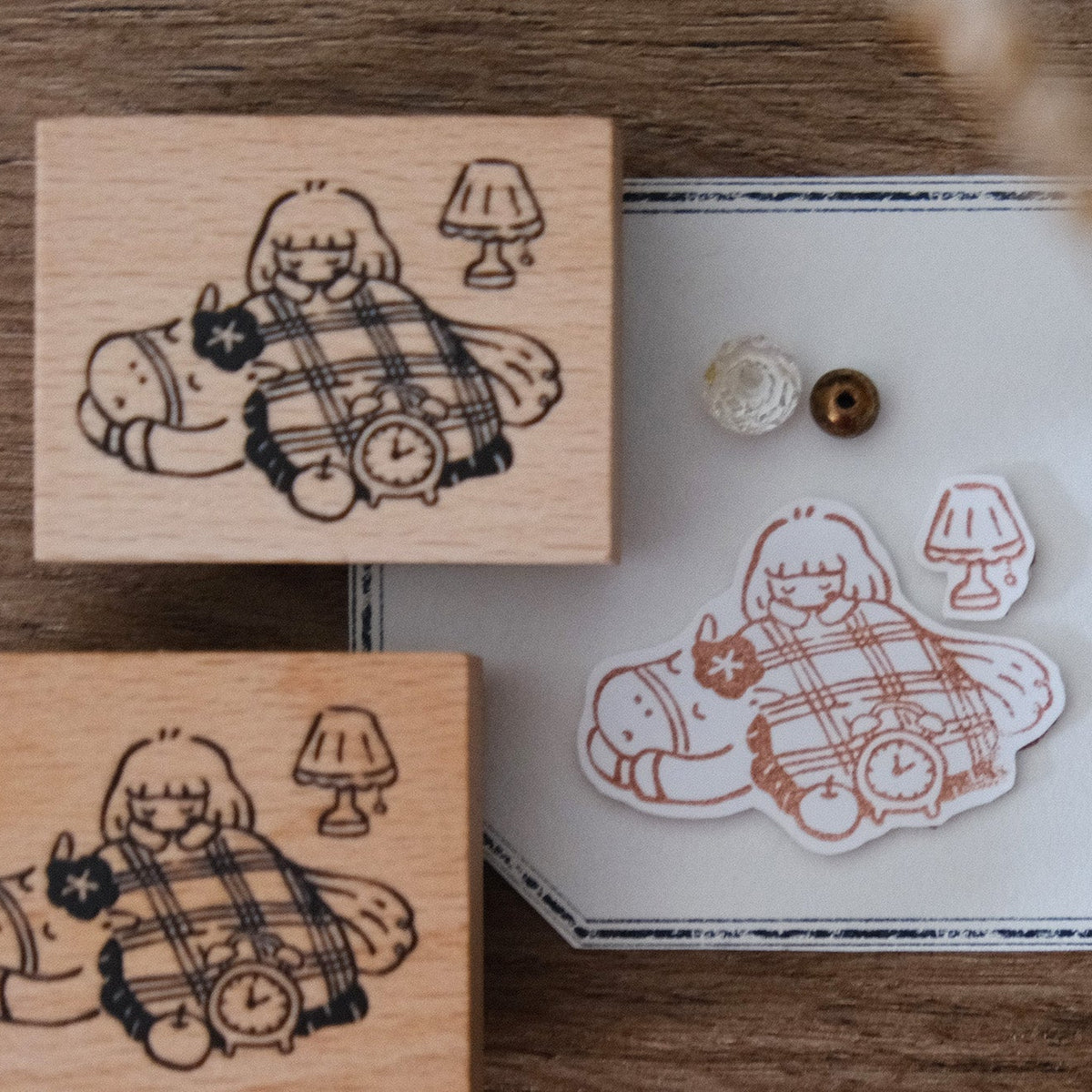 Eileen Tai - Stamp - Sleepy Horse & Girl