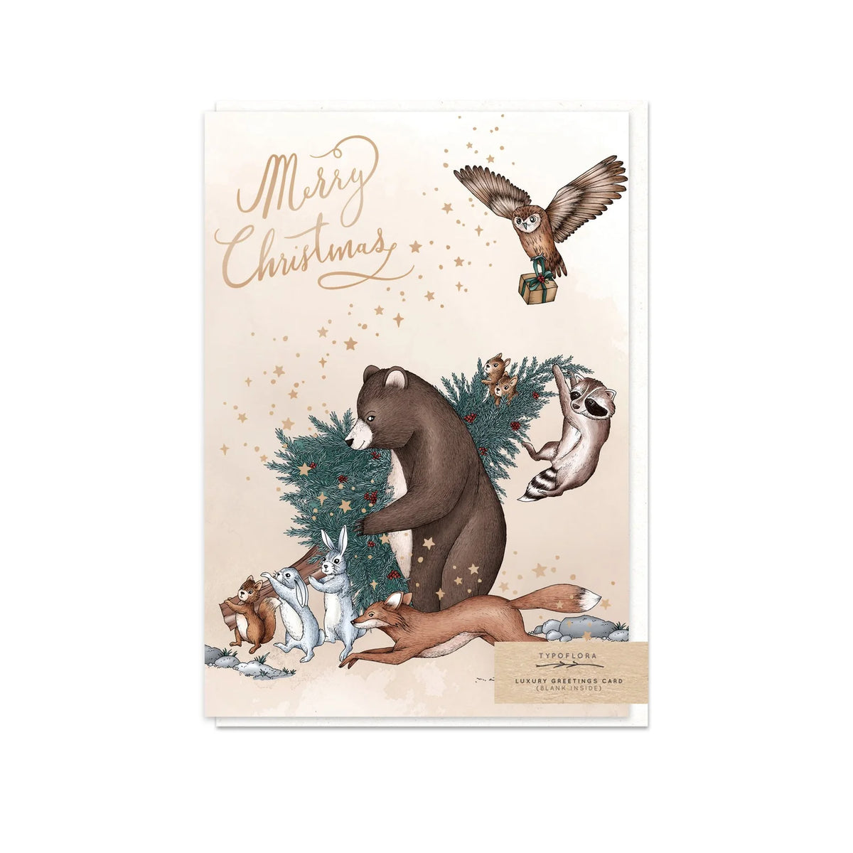 Typoflora - Card - Animals Christmas