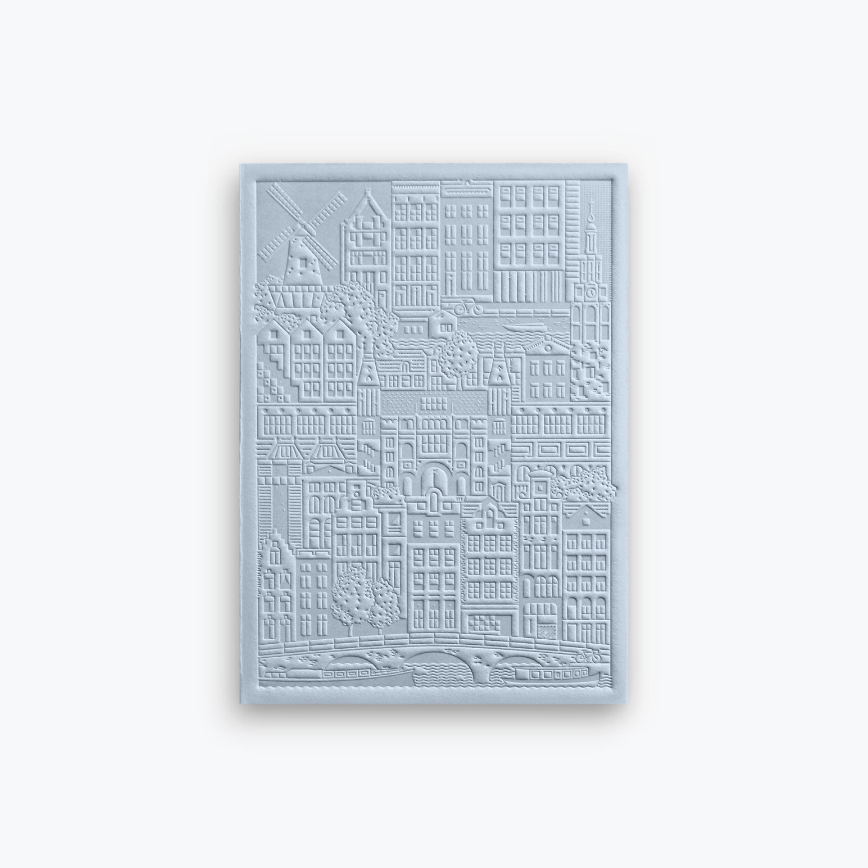 The City Works - Notebook - Amsterdam - B6 - Sky Blue