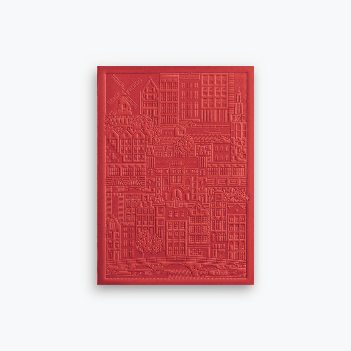 The City Works - Notebook - Amsterdam - B6 - Red