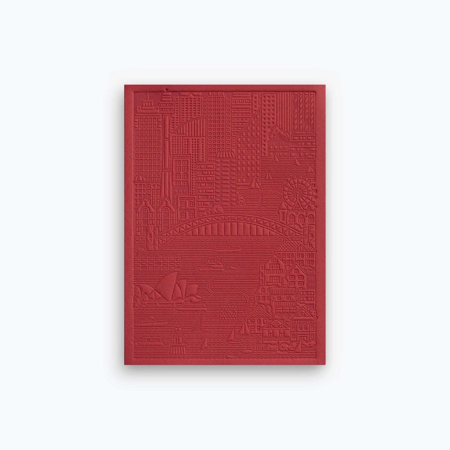 The City Works - Notebook - Sydney - B6 - Red