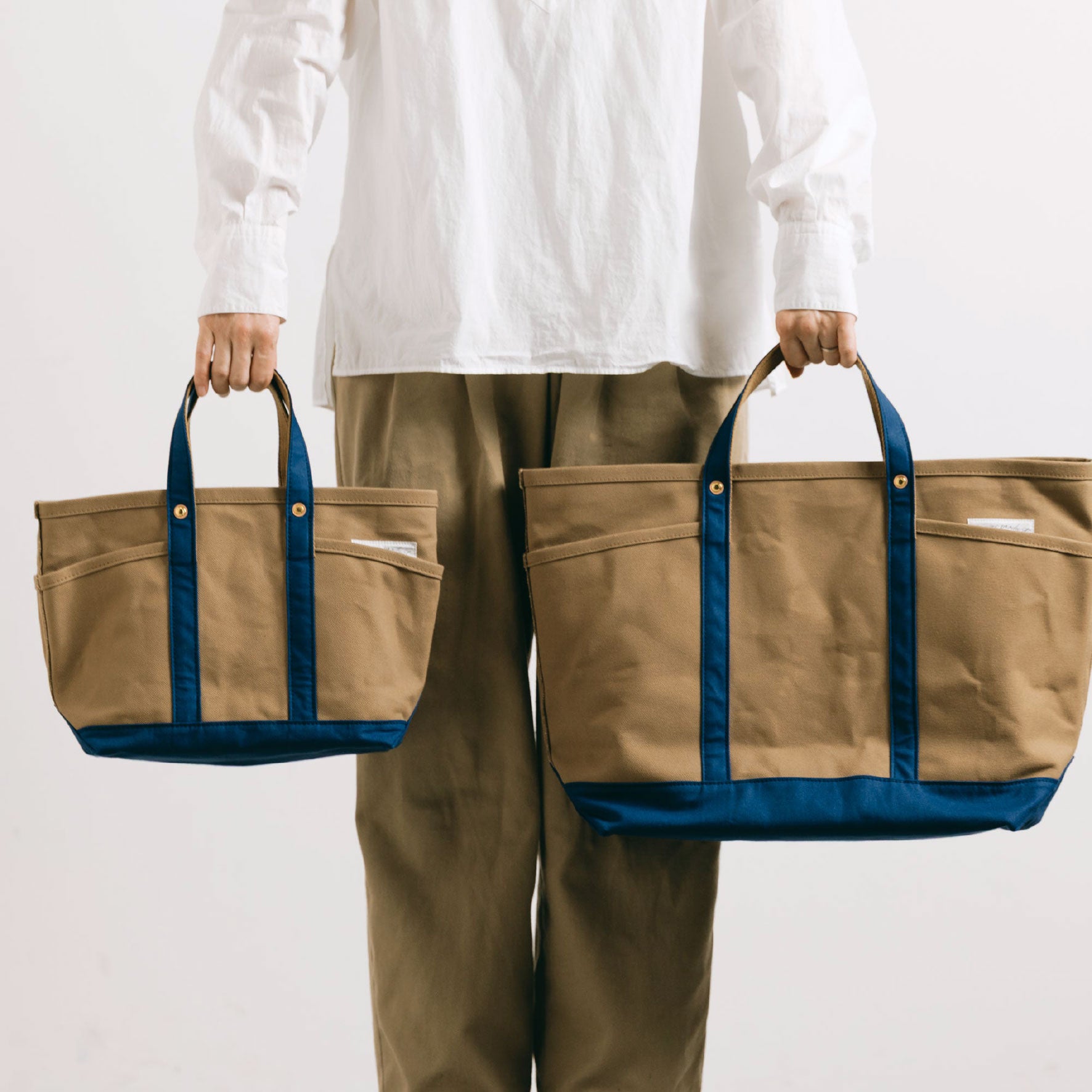 The Superior Labor - Carry Case - The TSL - Beige × Navy