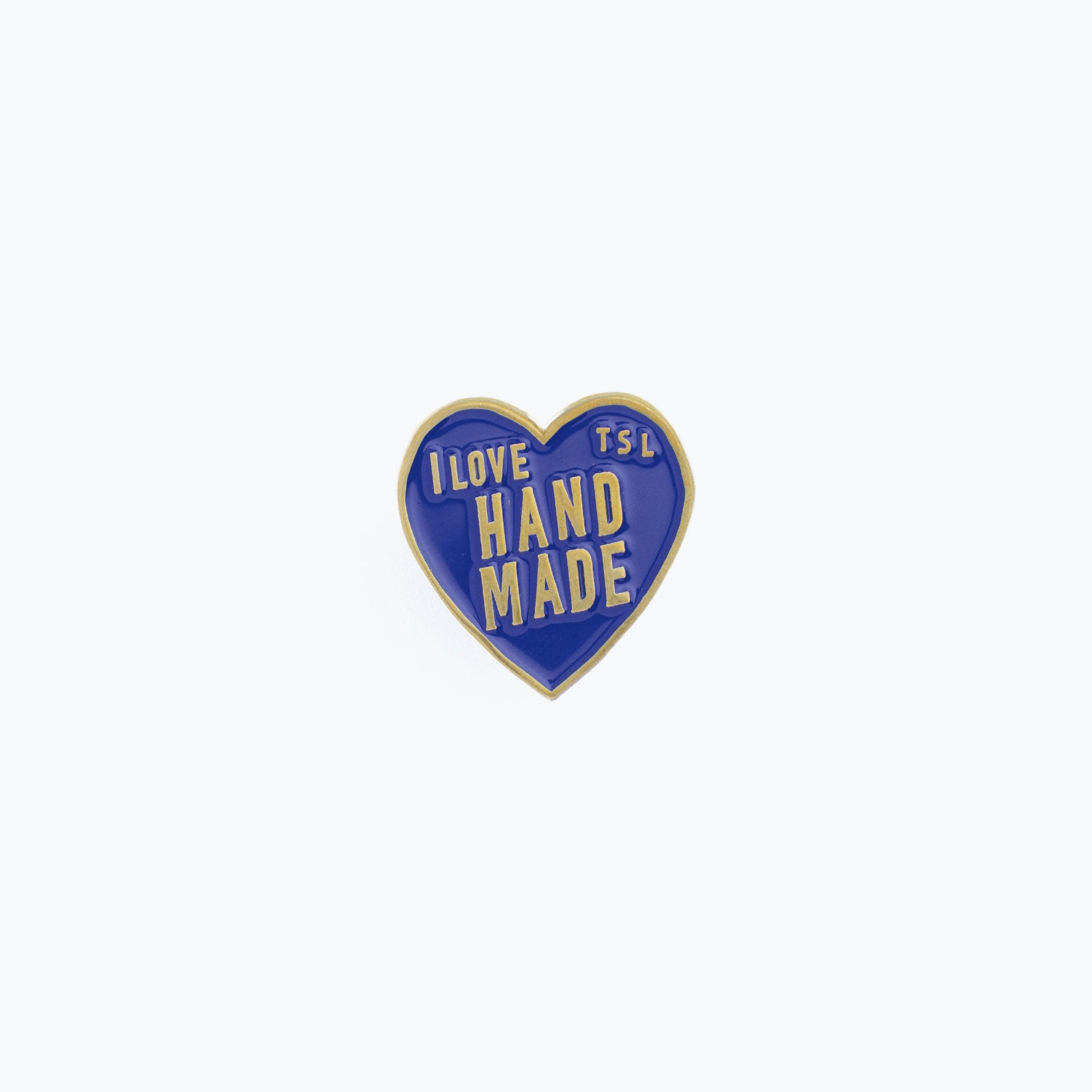The Superior Labor - Pin - Heart Logo - Marine Blue