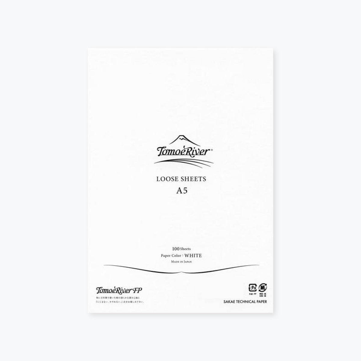Tomoe River - Loose Sheets - 68gsm - A5 - White - Plain (New 2025)