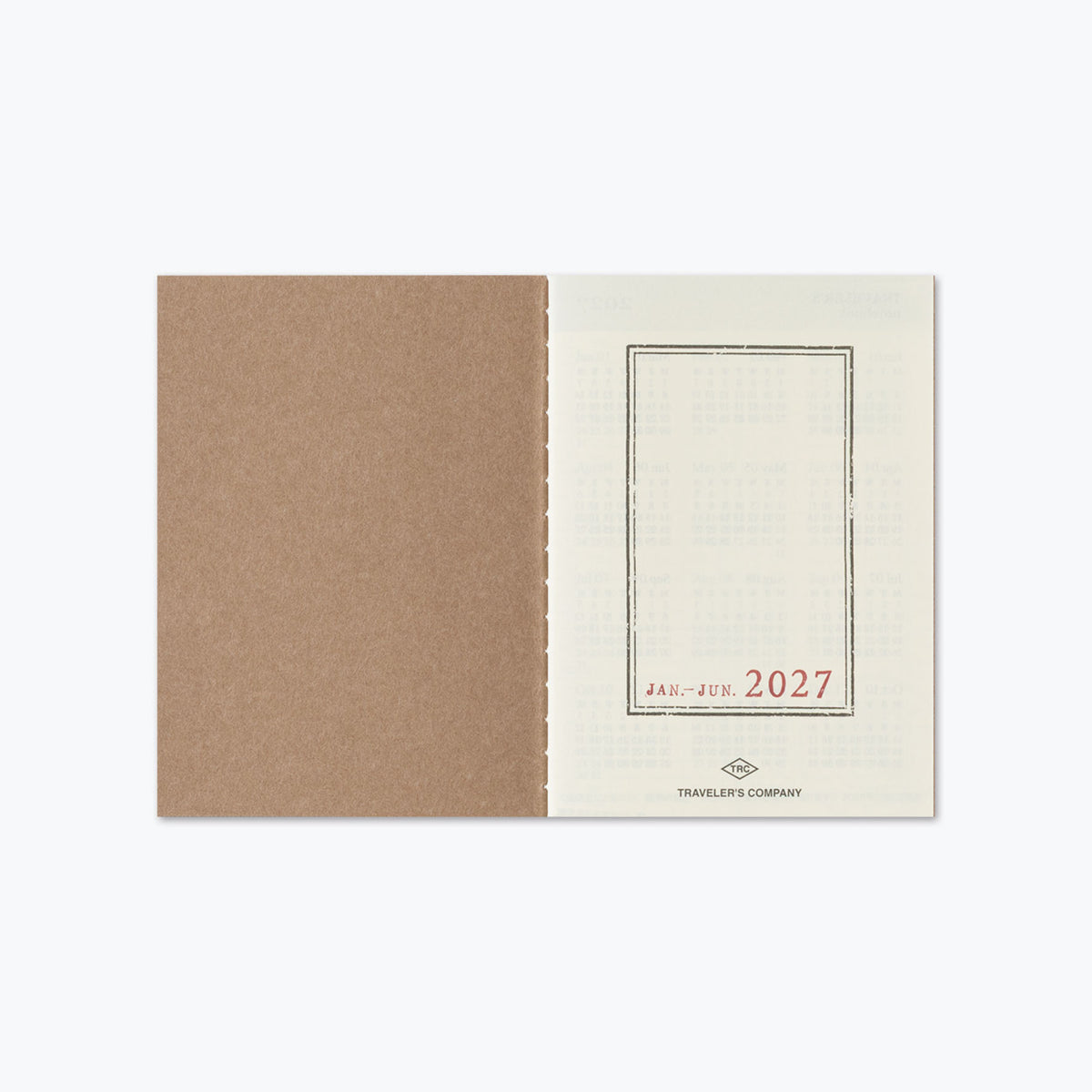 Traveler's Company - 2027 Diary - Insert - Passport - Weekly