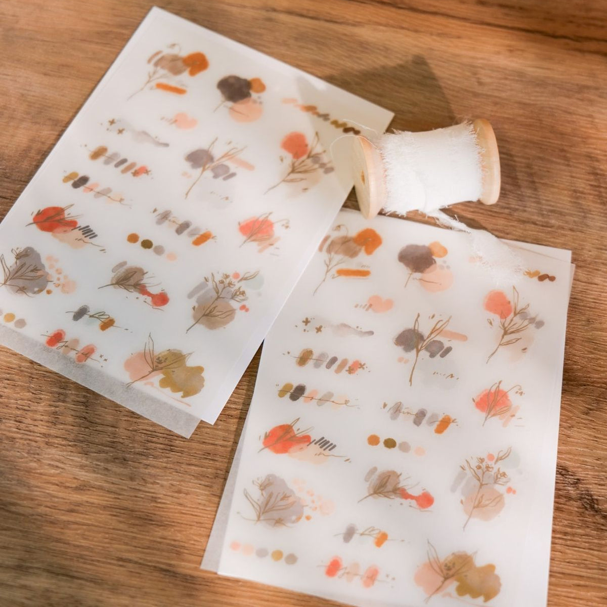 Meow Illustration - Planner Sticker - Rosewood