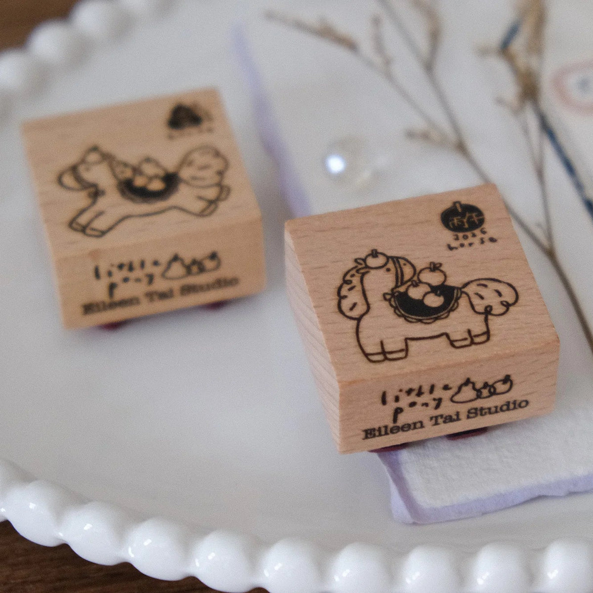 Eileen Tai - Stamp - Year of Horse 2026 (Apple)