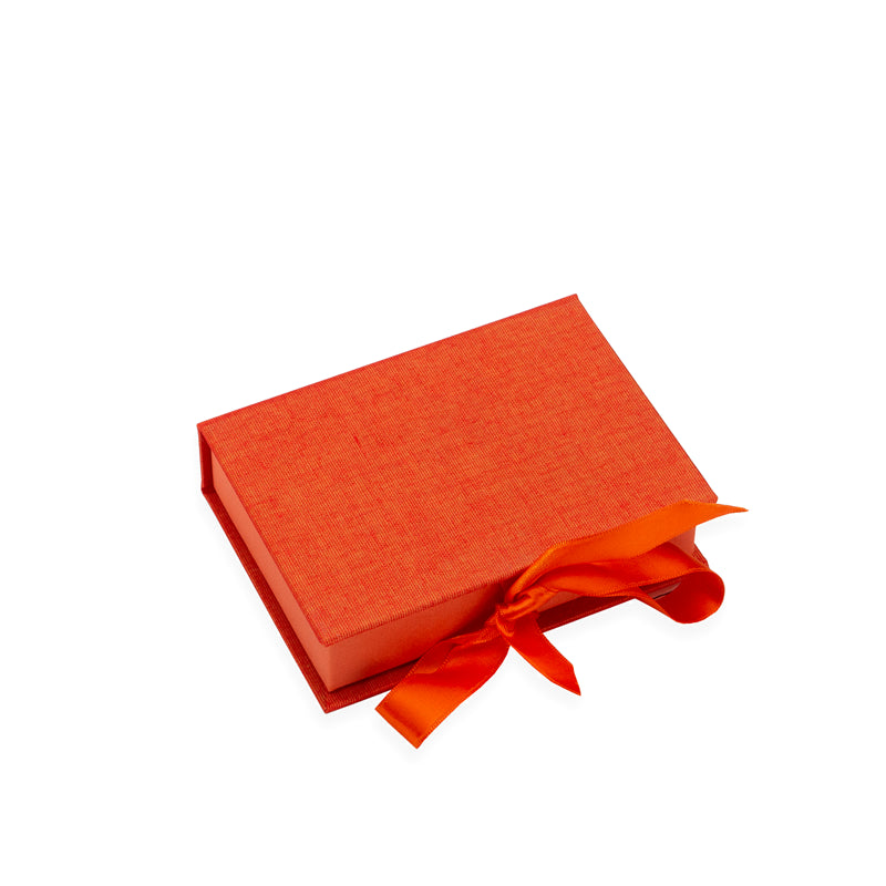 Bookbinders Design - Box - A6 + Silk Ribbon - Orange