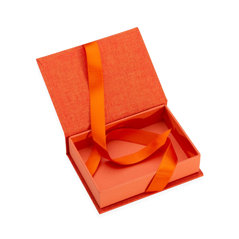 Bookbinders Design - Box - A6 + Silk Ribbon - Orange