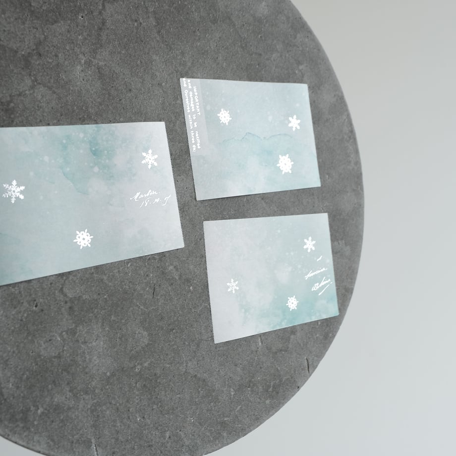 Yohaku - Sticky Notes - Roll - Snowflakes