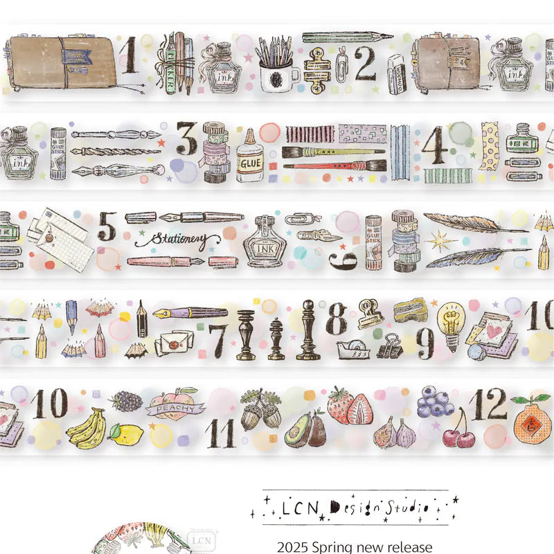 LCN Design Studio - Washi Tape - Joy Bringer Week 1 (PET)