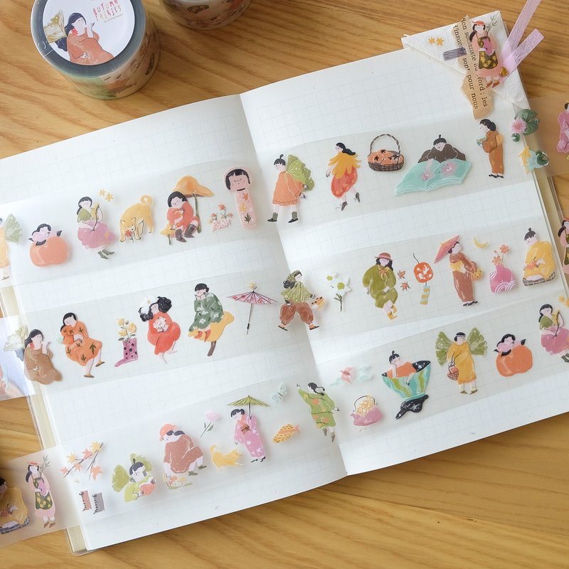 TeaYou - Washi Tape - The Autumn Fairies (Matte PET)