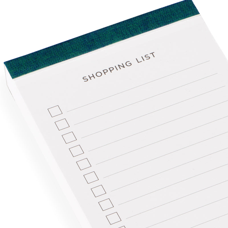 Bookbinders Design - Planner - Shopping List - Emerald