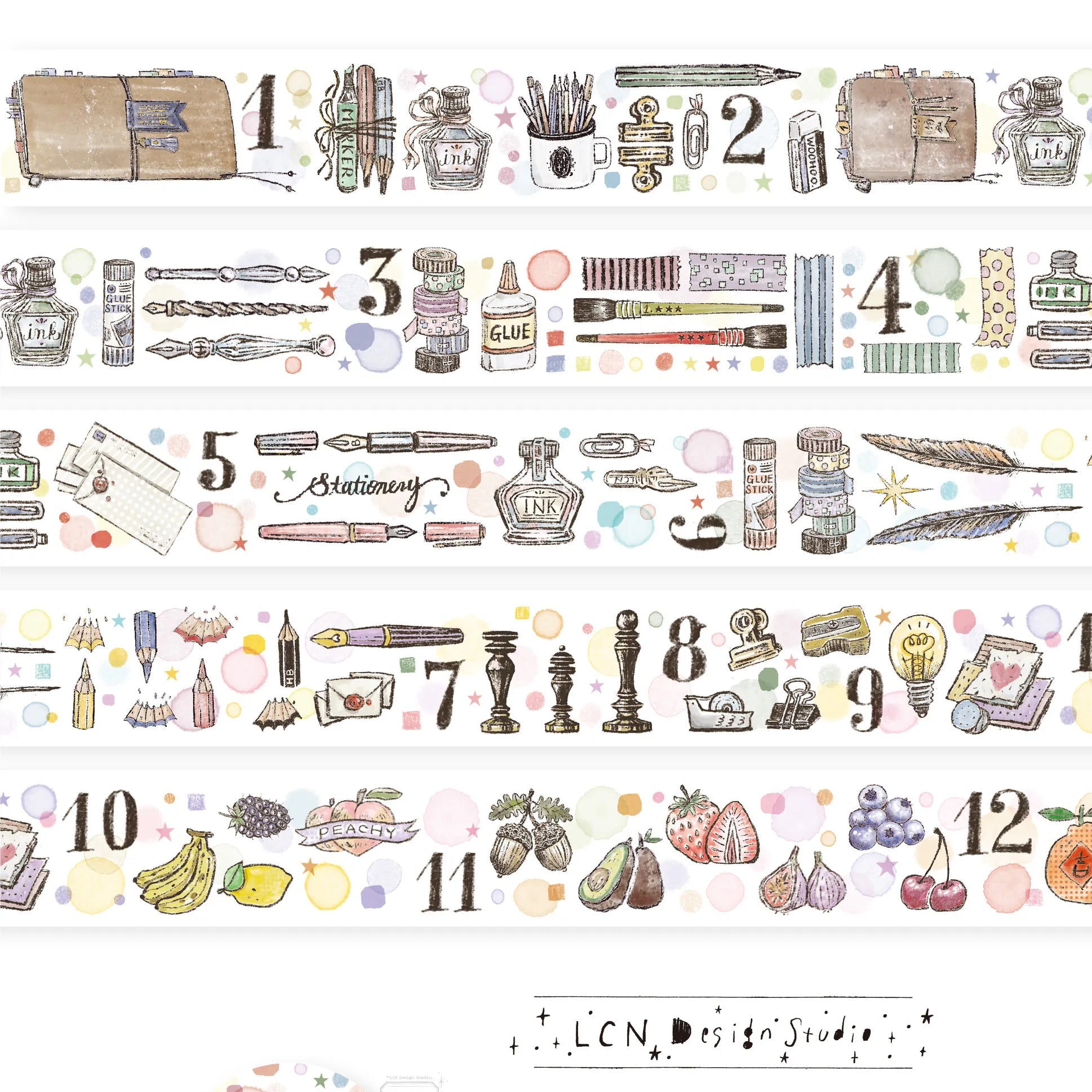 LCN Design Studio - Washi Tape - Joy Bringer Week 1