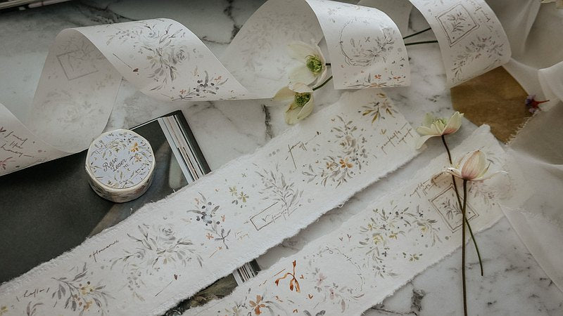Meow Illustration - Washi Tape - Rose Lover . Me