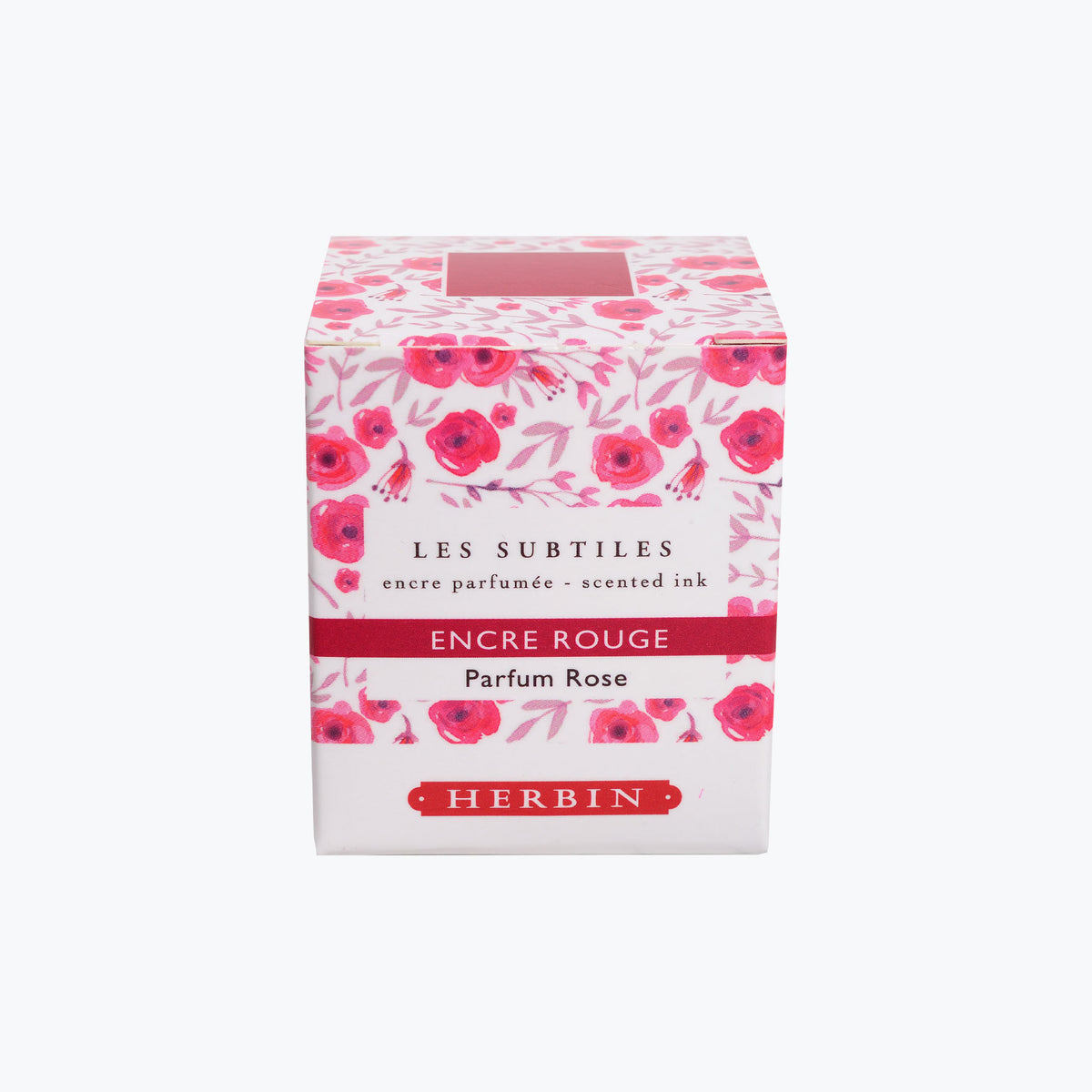 Herbin - Fountain Pen Ink - Scented - 30ml - Rouge (Parfum Rose)