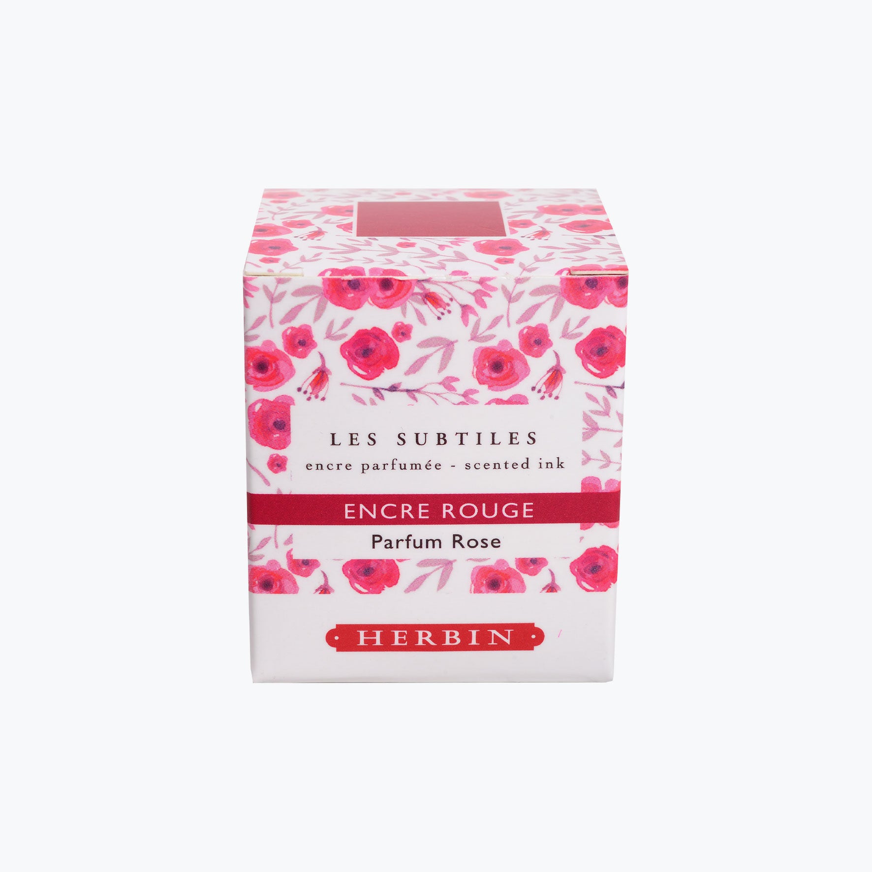Herbin - Fountain Pen Ink - Scented - 30ml - Rouge (Parfum Rose)