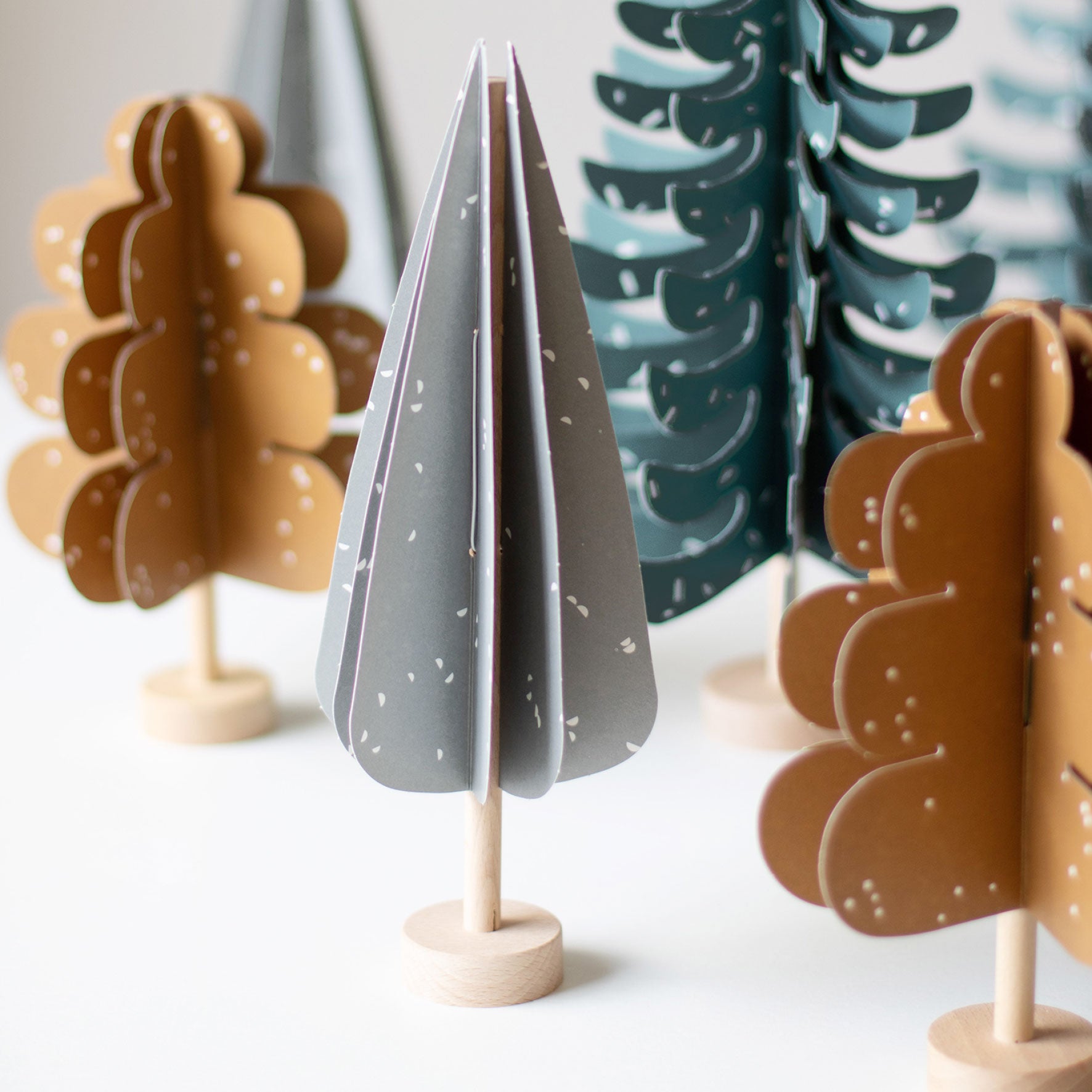 Jurianne Matter - Ornament - Tree - Cypress - Grey