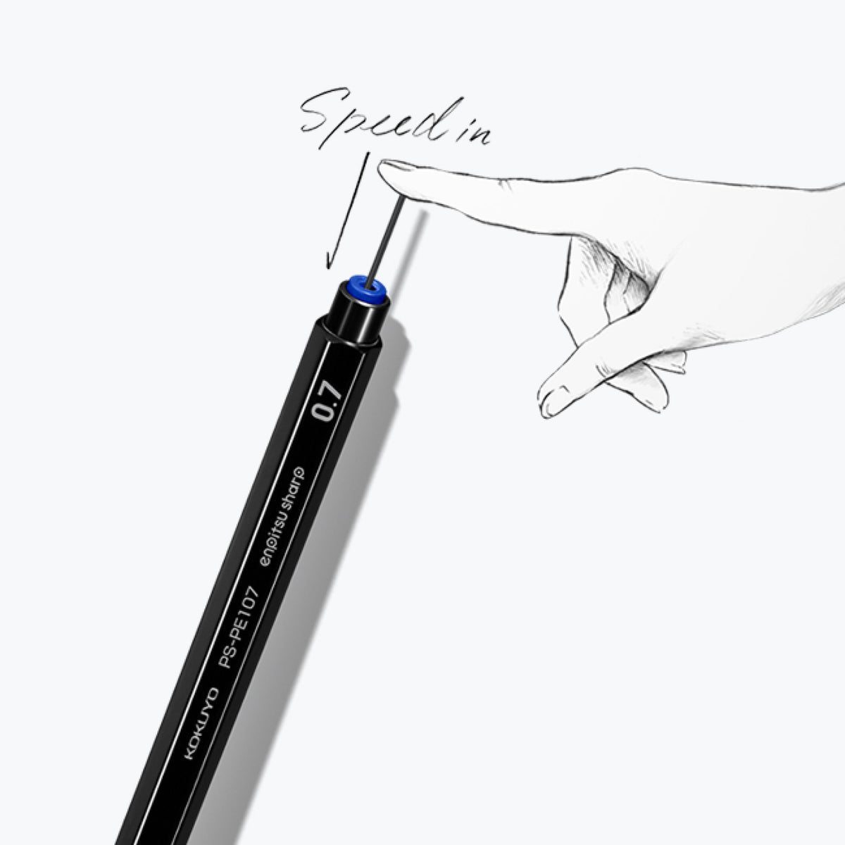 Kokuyo - Mechanical Pencil - Enpitsu Sharp - White