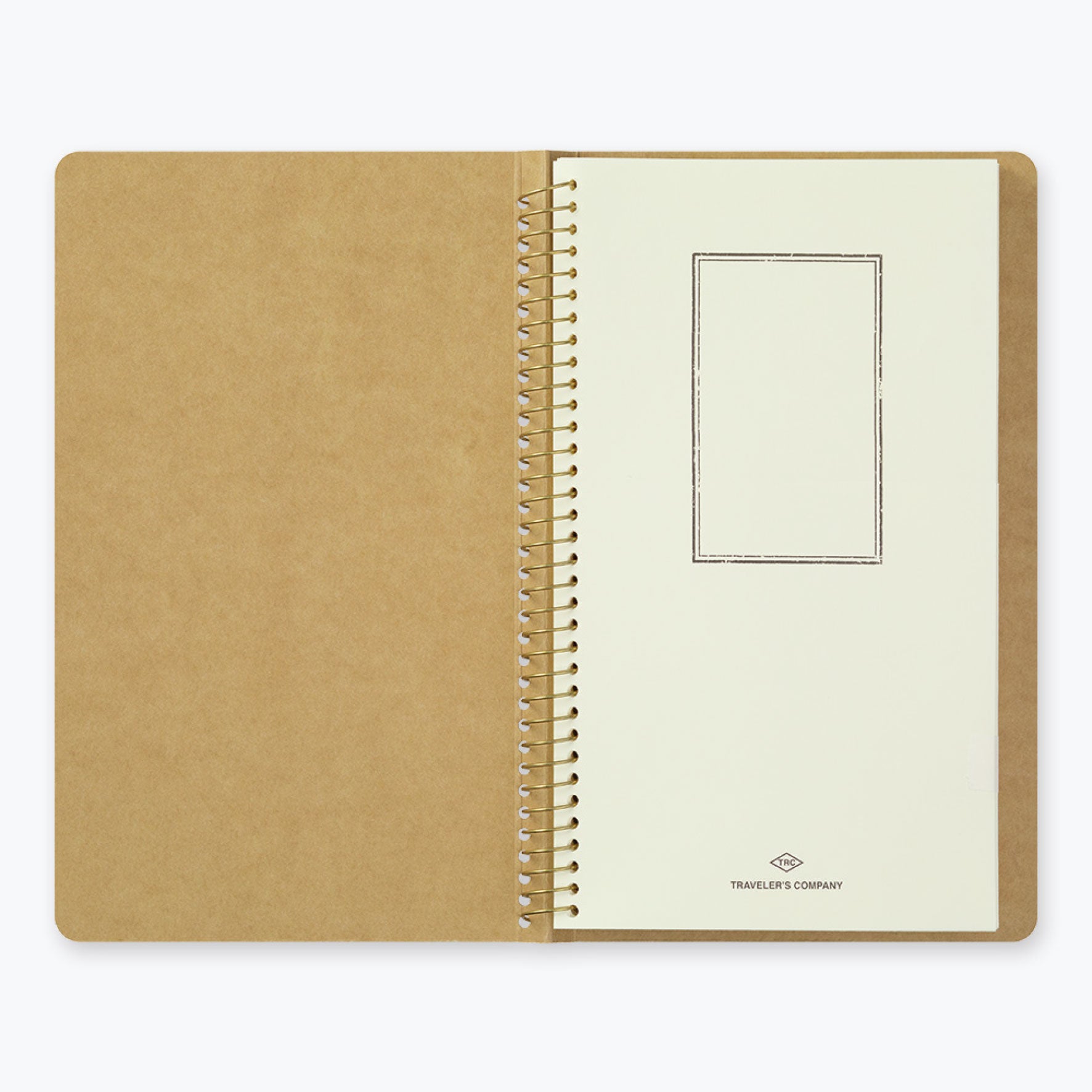 Midori - Notebook - Spiral Ring - A5 Slim - Paper Pocket