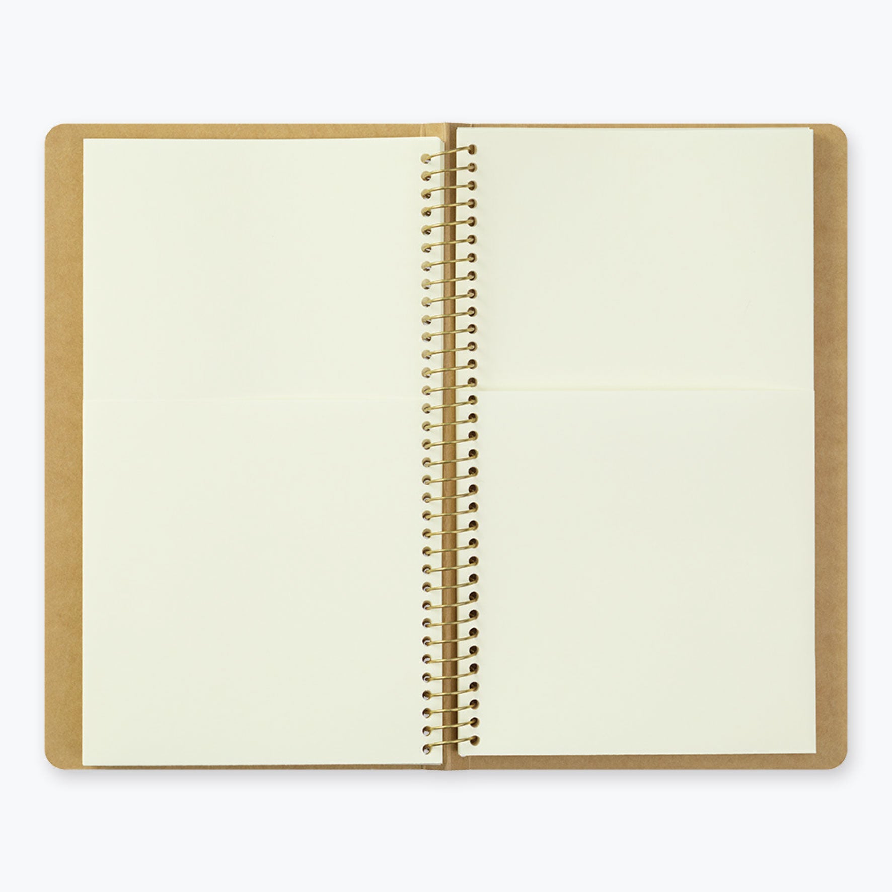 Midori - Notebook - Spiral Ring - A5 Slim - Paper Pocket