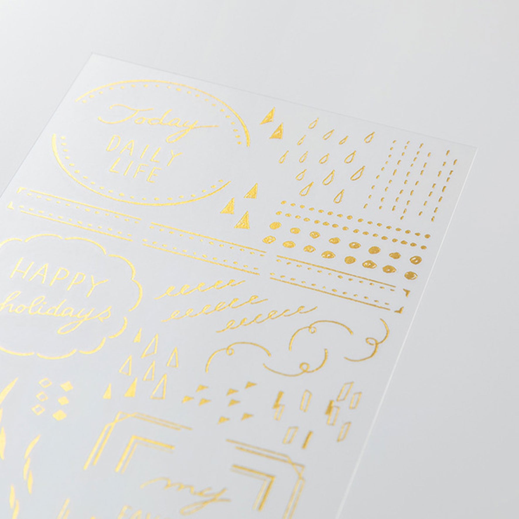 Midori - Planner Sticker - Foil Transfer - Decorative