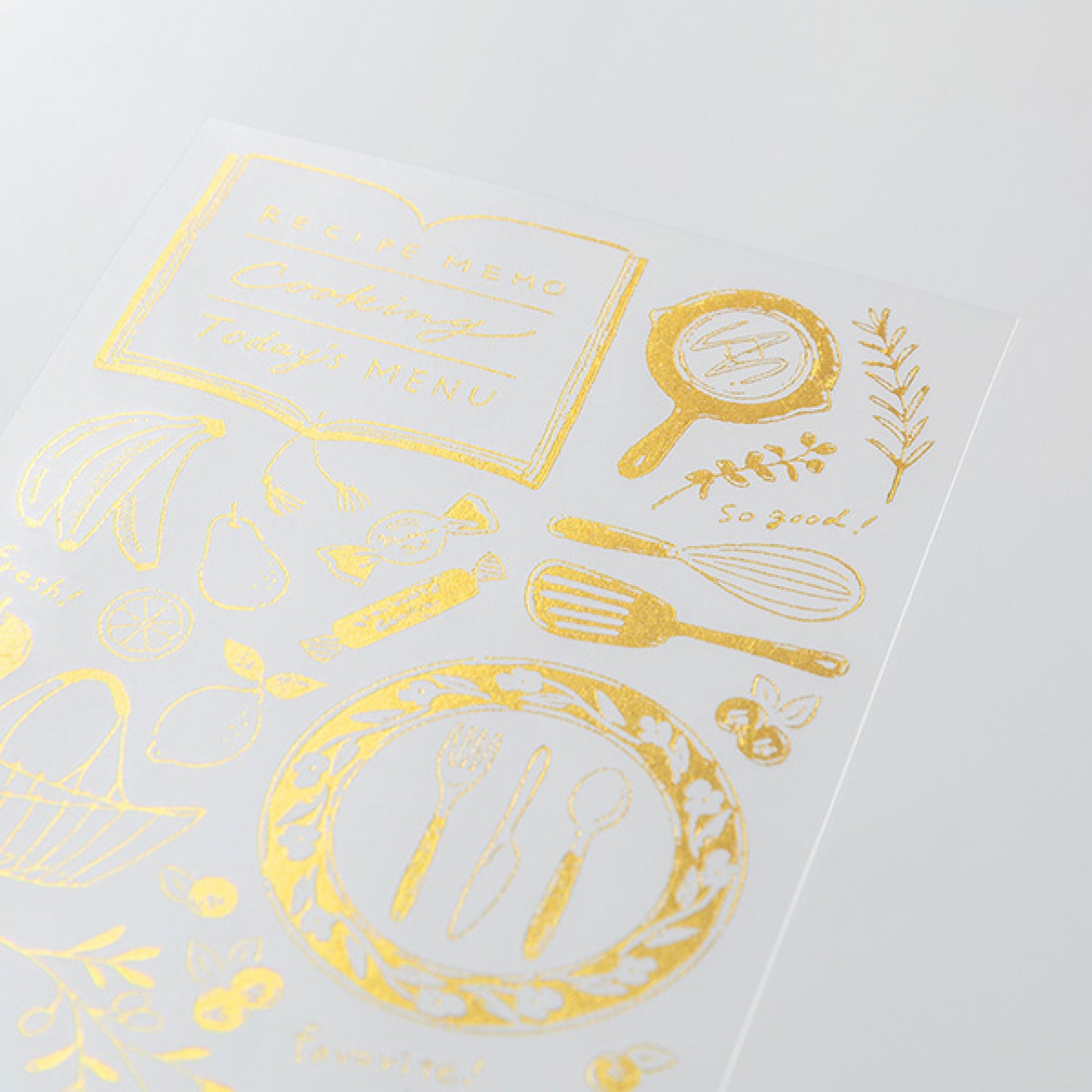 Midori - Planner Sticker - Foil Transfer - Kitchen <Outgoing>