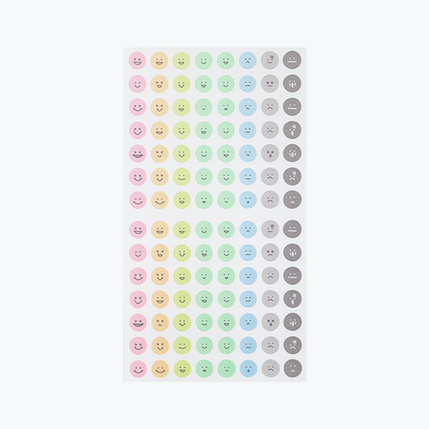 Midori - Planner Sticker - Seal Collection - Faces