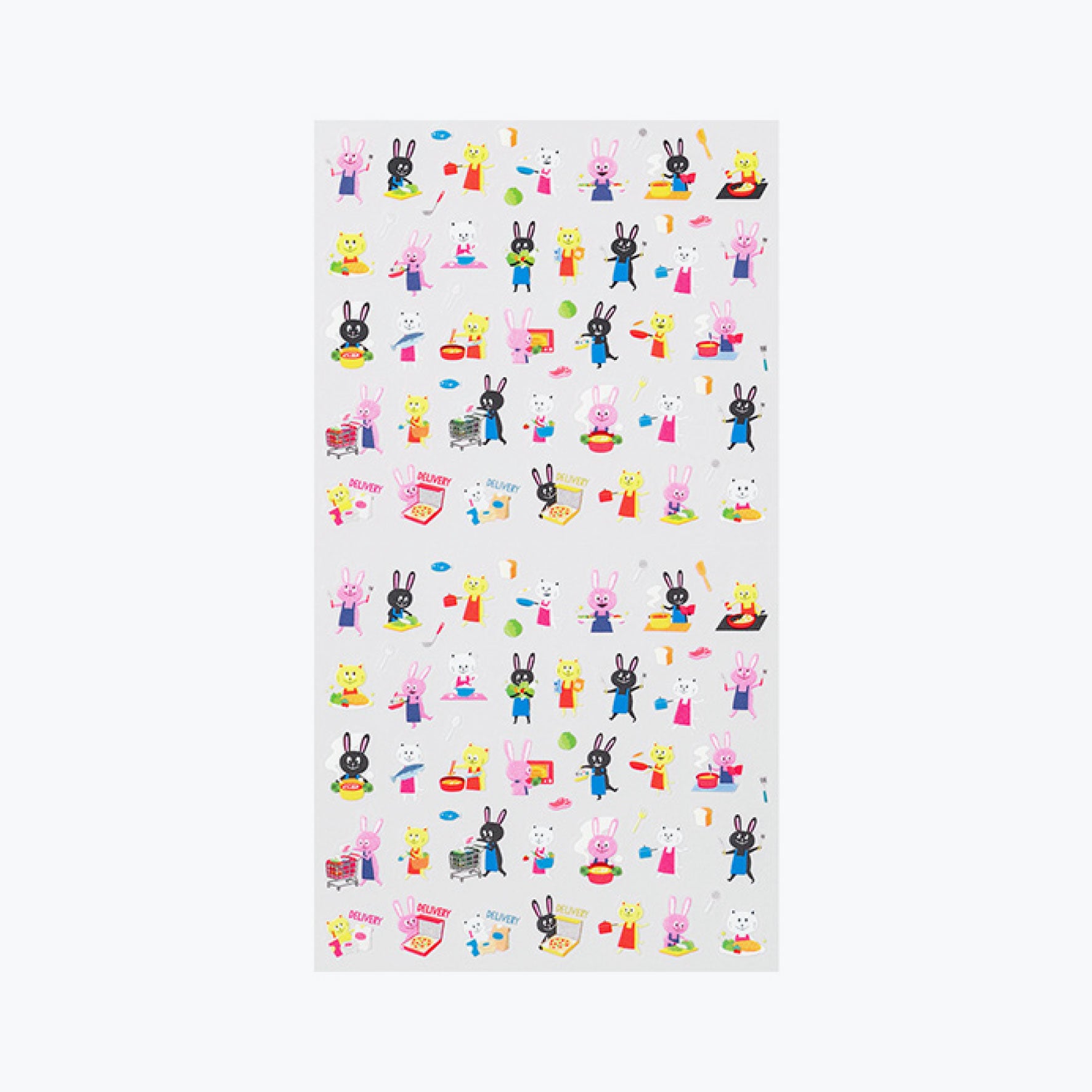 Midori - Planner Sticker - Seal Collection - Food Planning <Outgoing>