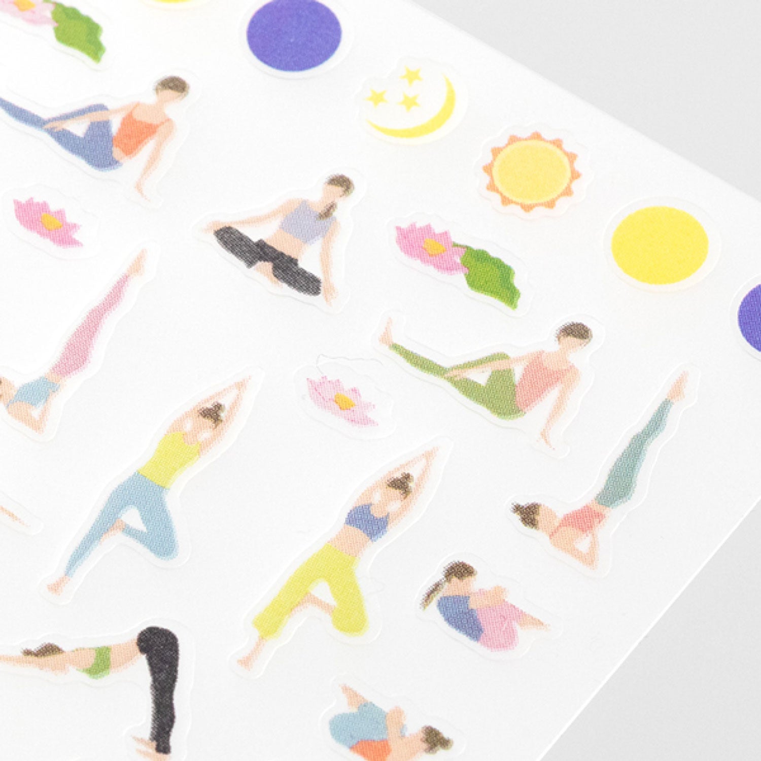 Midori - Planner Sticker - Seal Collection - Yoga