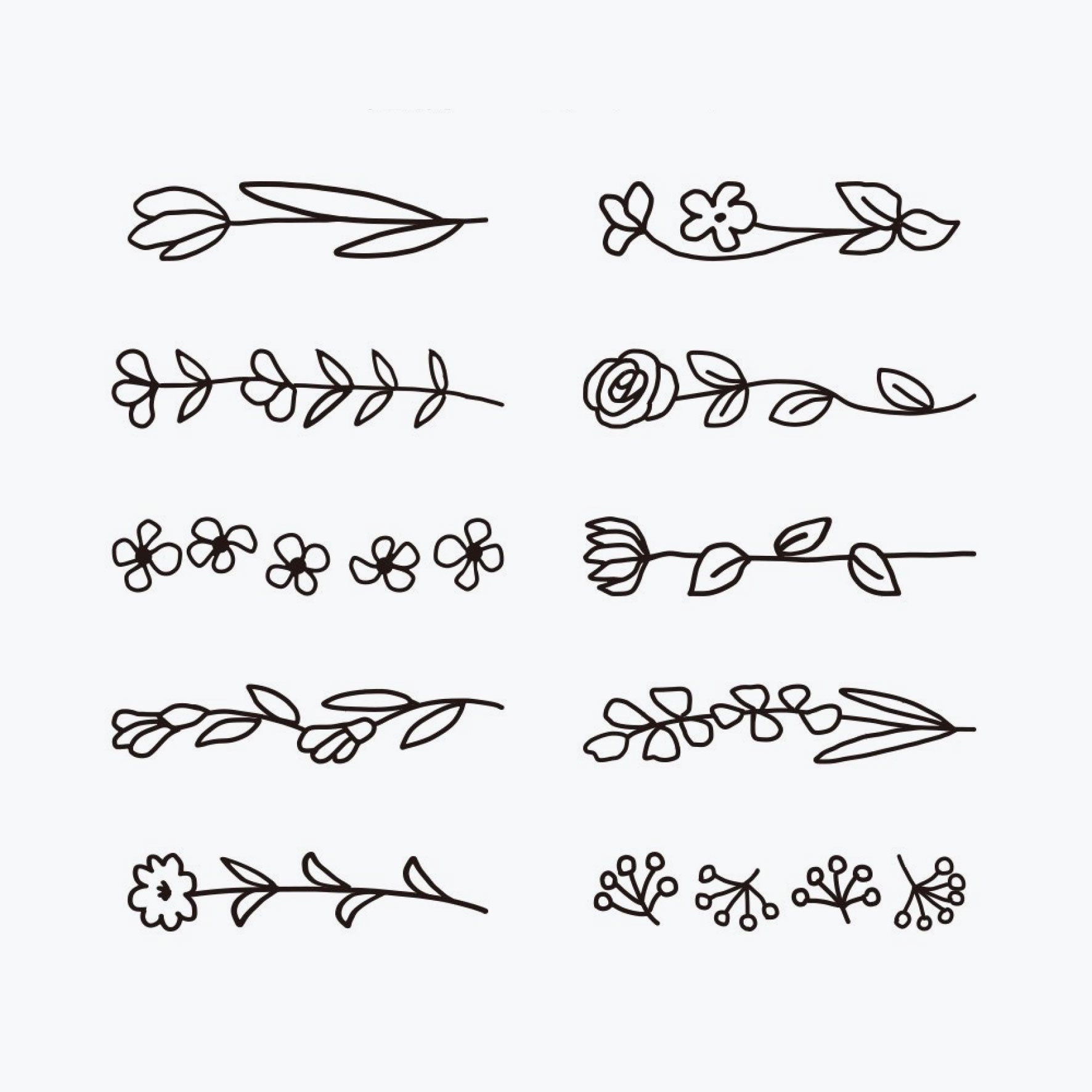 Midori - Stamp - Rotating - Floral