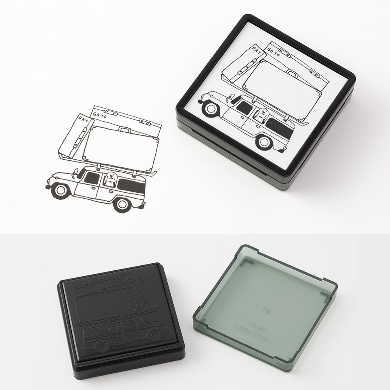 Midori - Stamp - Self-Inking - Travelling