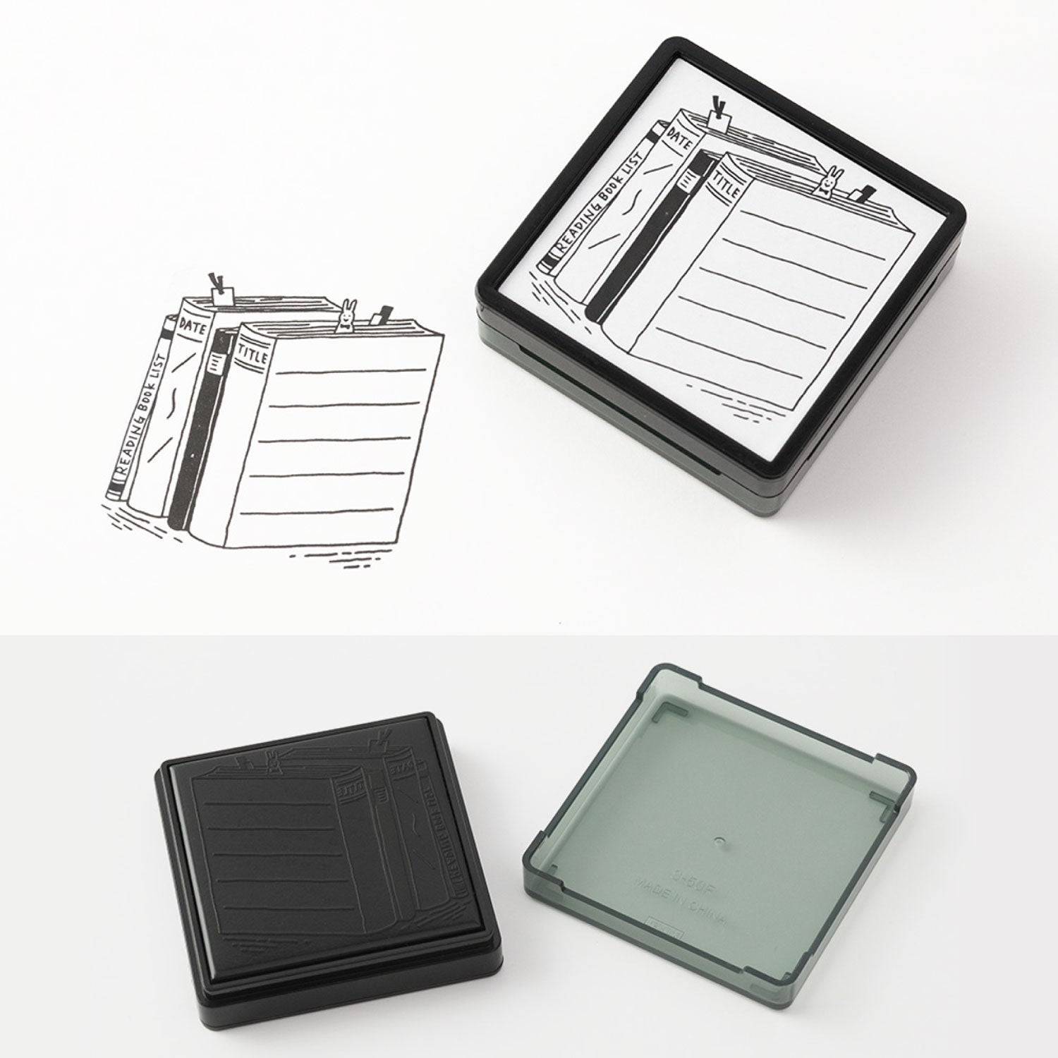 Midori - Stamp - Self-Inking - Book List