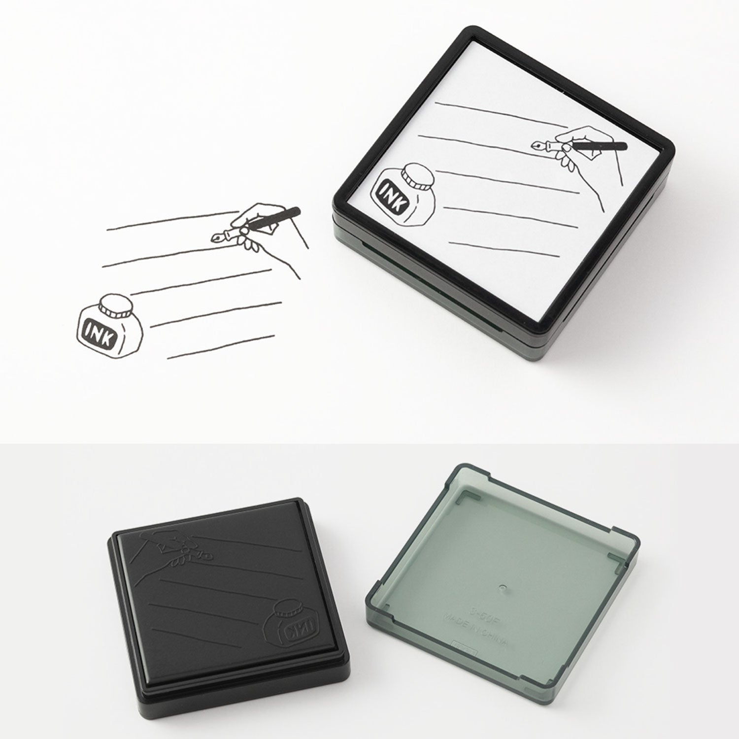 Midori - Stamp - Self-Inking - Writing