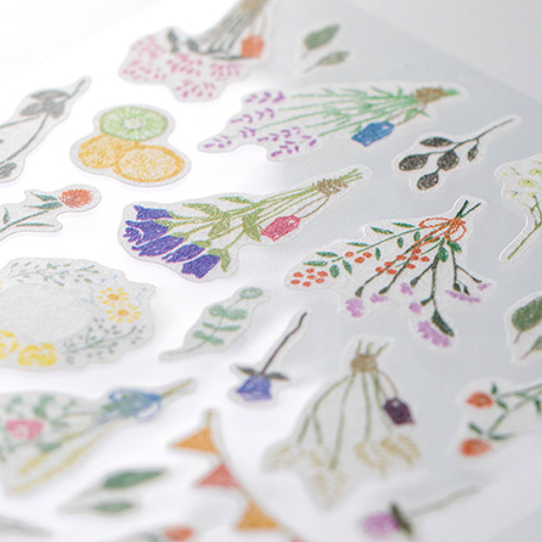 Midori - Sticker Seal - Sticker Marché - Dried Flowers <Outgoing>