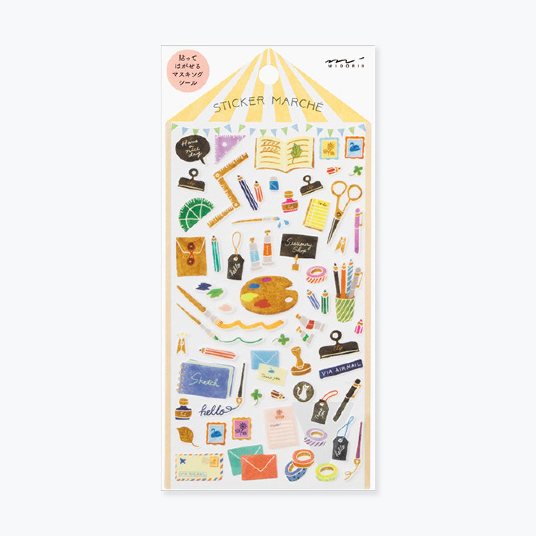 Midori - Sticker Seal - Sticker Marché - Stationery <Outgoing>