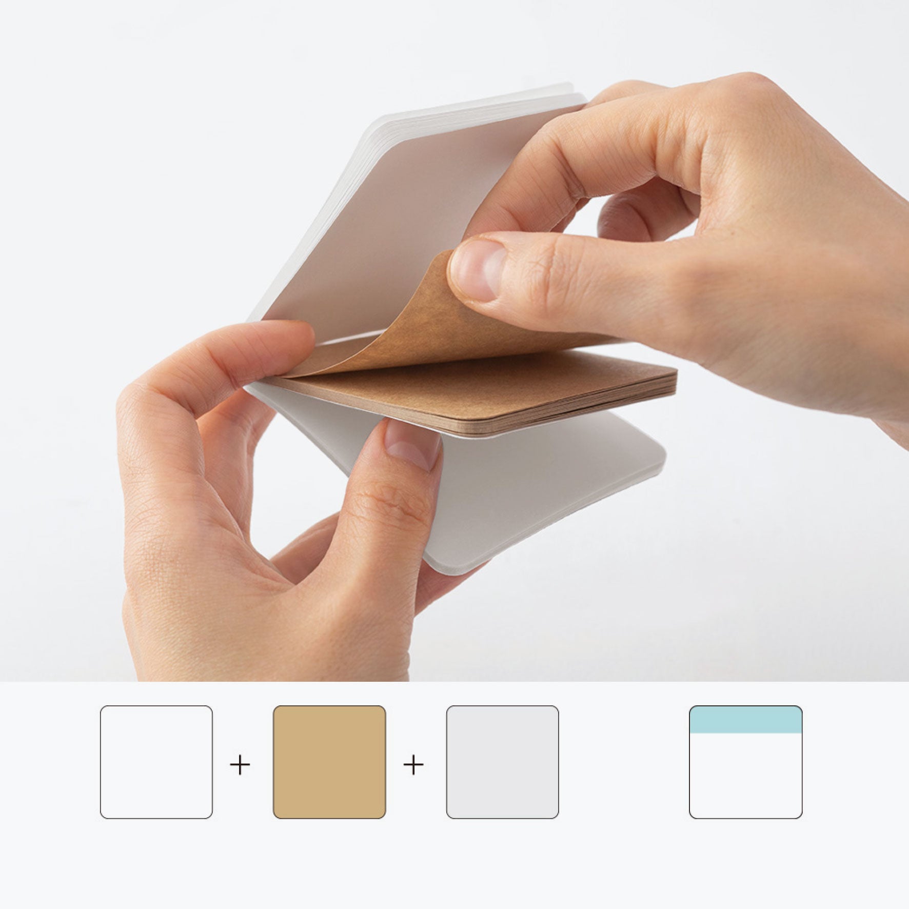 Midori - Notepad - Sticky Notes - Brown <Outgoing>