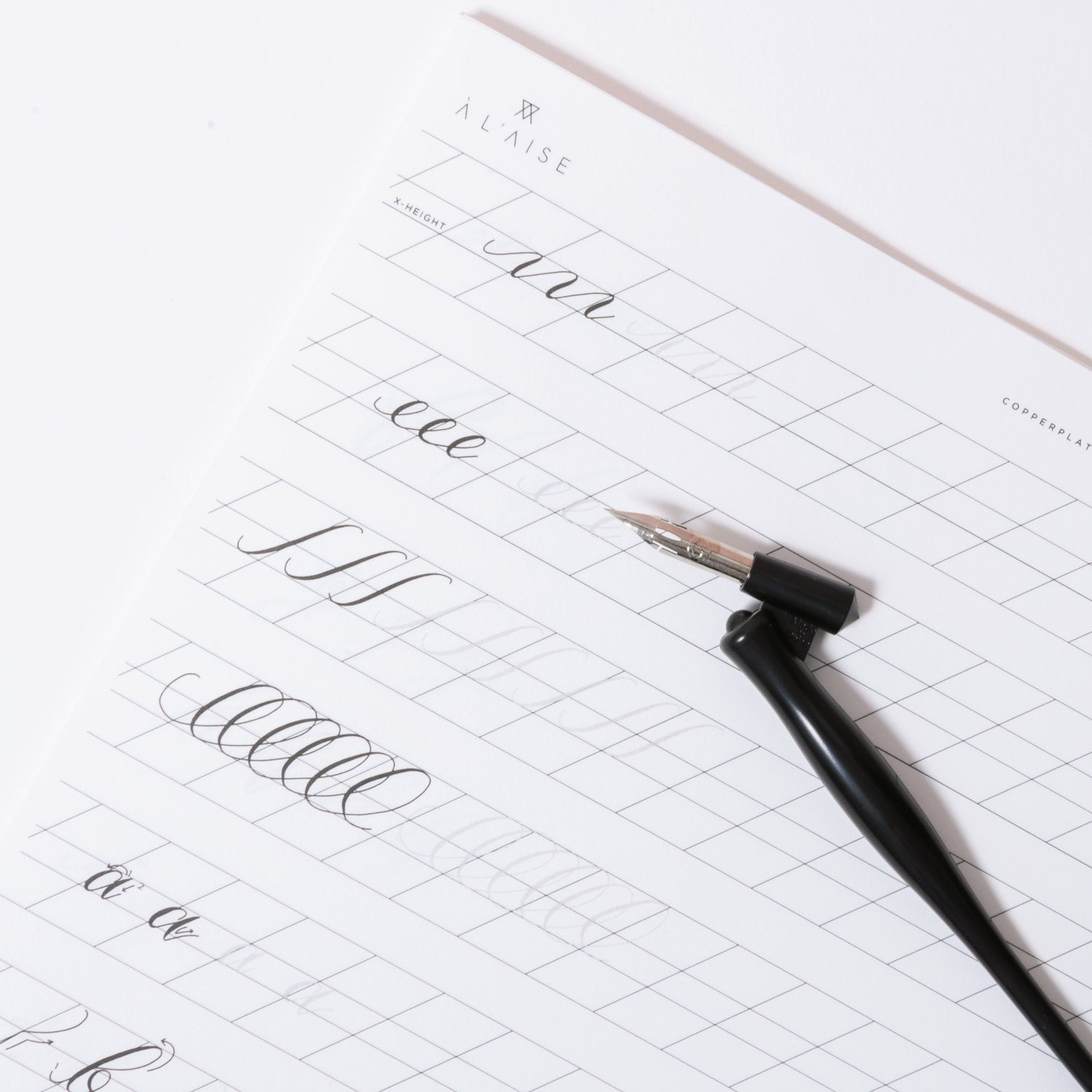 À L'aise - Calligraphy Workbook - Beginners Calligraphy