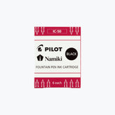 Pilot - Fountain Pen Cartridges - Namiki - Black