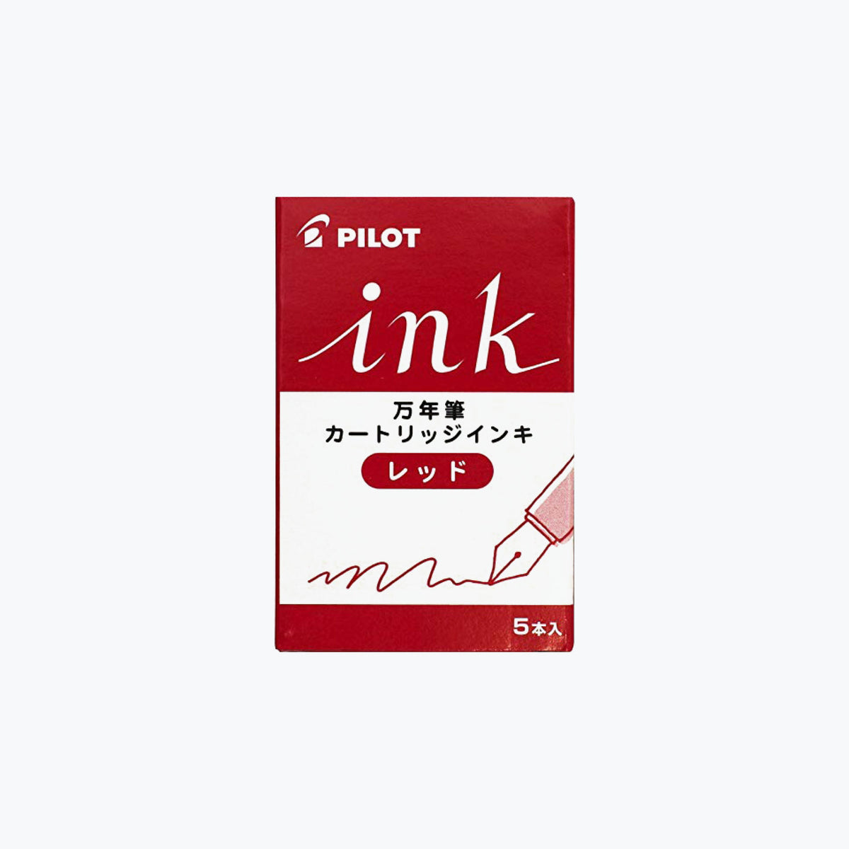 Pilot - Fountain Pen Cartridges - Regular - Red