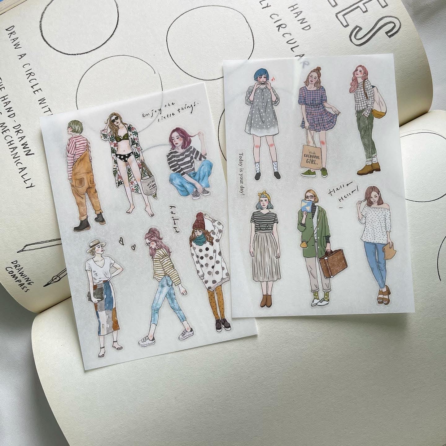 Pion - Planner Sticker - Girls <Outgoing>