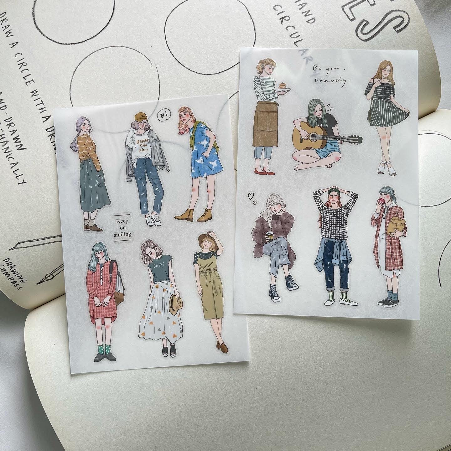 Pion - Planner Sticker - Girls <Outgoing>