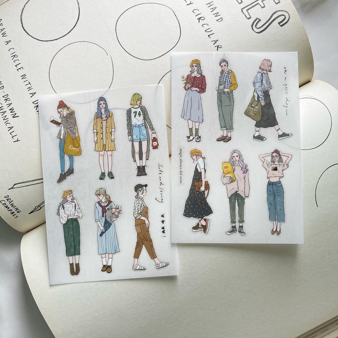 Pion - Planner Sticker - Girls <Outgoing>