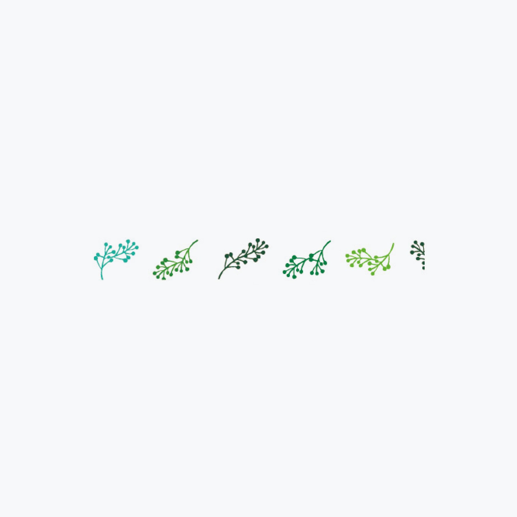 Plus - Washi Tape - Deco Rush - 10mm - Nature