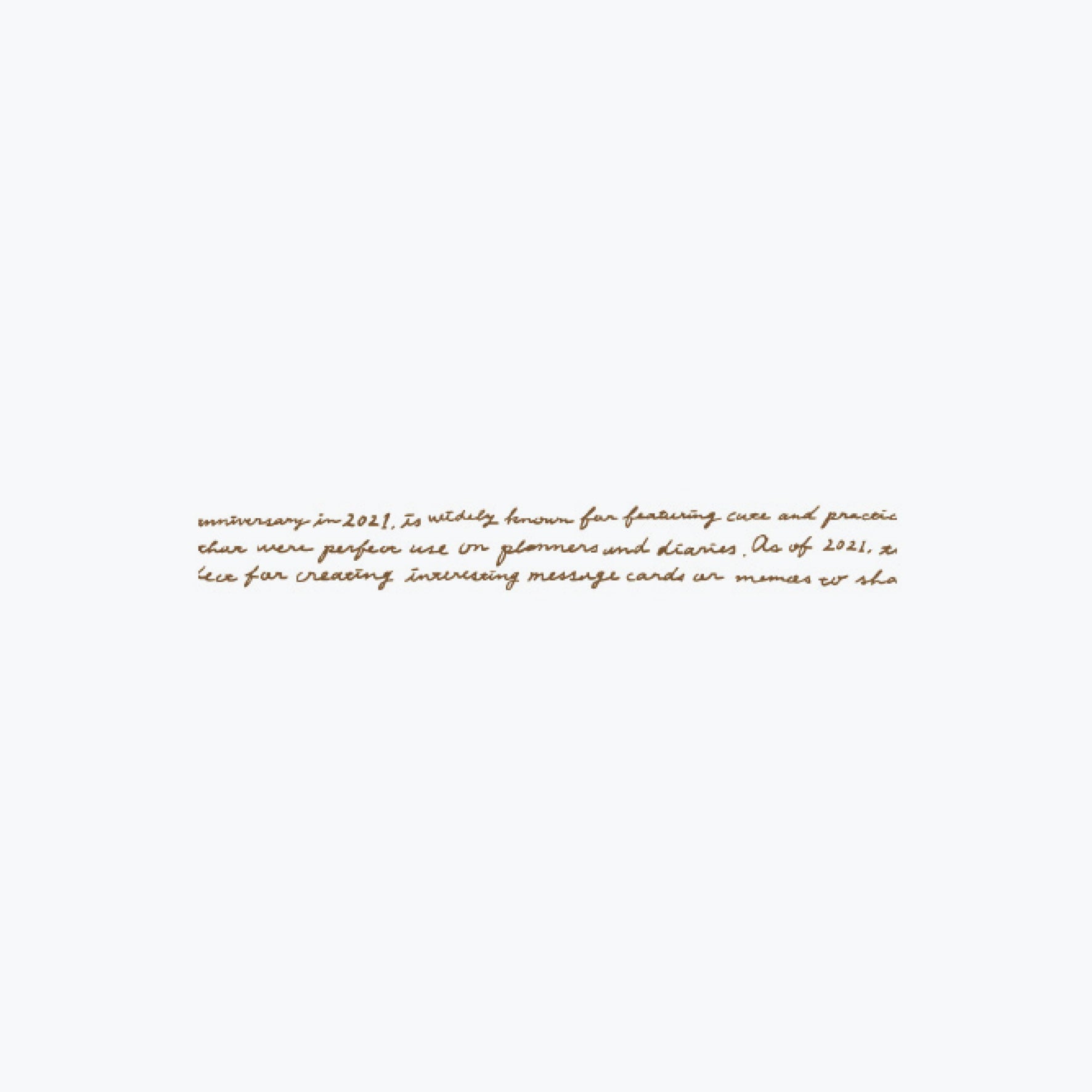 Plus - Washi Tape - Deco Rush - 10mm - Text